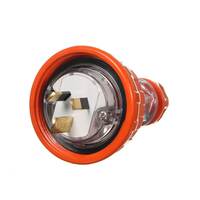 CLIPSAL 56P315-EO | 3 Pin Flat 15Amp Straight Plug IP66 | 56 Series additional image