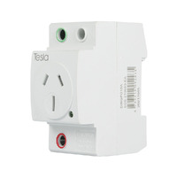 DINGPO15 | 15 Amp 3 Pin Double Pole Din Mounted GPO With Shutter additional image