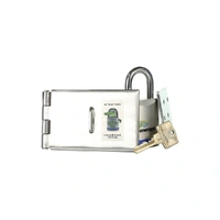 Energex EXFCK-1 | Energex Flat Clasp Kit Double Door Clasp and Padlock With 1 Key | Stainless Steel (SE-QLD ONLY) additional image