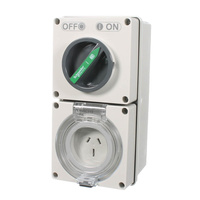 CLIPSAL EY56C315 | 3 Pin 15Amp Switched Socket Outlet IP66 | Easy56 additional image