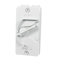 Hager JG220IN | Weatherproof Switch 2 Pole 20 amp IP66 additional image