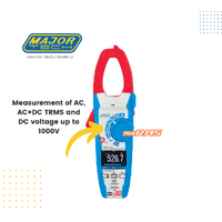Major Tech MT777 | 1000A AC/DC TRMS Bluetooth Clamp Meter additional image