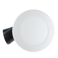 MARTEC MXFLFR25W | Flow Small Round 250mm Exhaust Fan with LED Tri Colour Light White additional image