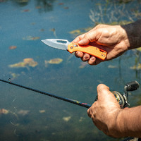 Klein Tools OFK000ORT | KTO Resurgence Fishing Knife Drop Point Blade | 76mm Blade additional image