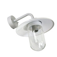 Oriel OL7643WH | Anzio Outdoor Wall Light | White additional image