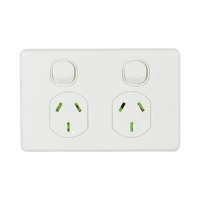 Trader PUPP2GEF | 10A 2 Gang Powerpoint with Easy Fit Mount | Bracketless Design additional image