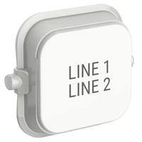 Clipsal Iconic SD-CUSTOM-TEXT-VW | Design Your Own Custom Engraved Text Dolly Rocker | Vivid White additional image