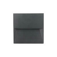 SAL SE7358WW-BK | Altona-S Plus 5W LED Square Surface Mount Wall Light | Black additional image