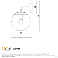 Stylux SL64451BK | Newton Wall Light | Black additional image