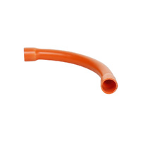 20mm PVC Sweep Bend 90 degree orange Heavy Duty | 30190 additional image