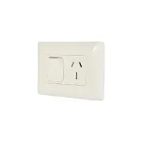 Tesla TESGPO115LD | Single Large Switch GPO 15A | White additional image