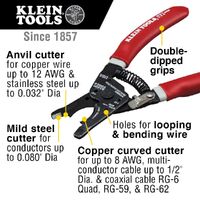 Klein Tools VDV026-211 | Coax Cable Installation Kit with Zip Pouch | Red & Yellow additional image