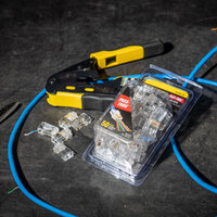 Klein Tools VDV826-703 |  Pass-Thru™ Modular Data Plug | RJ45-CAT6 | 50 Pack additional image