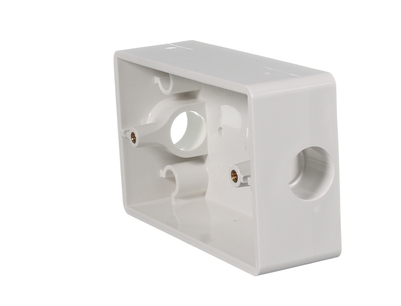 Clipsal 238WE Solid Mounting Block 30MM Deep White