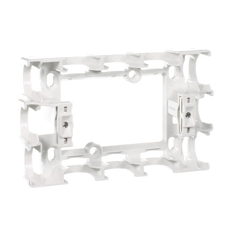 Clipsal Iconic 3000DMVW Mounting Block One Gang 40mm Deep Vivid White