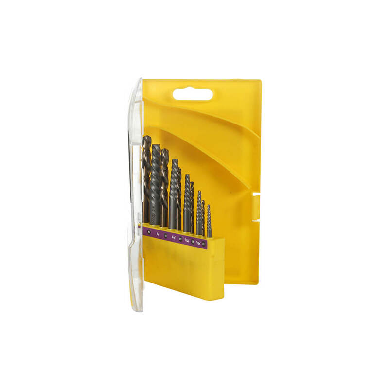 Screw Extractor Set Alpha Alpha 9SECOL-SET10 | Screw Extractor Drill Set Cobalt | 10-Set