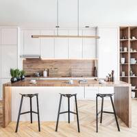 Oriel OL60640-1200 | Caber Tricolour LED Pendant 3000K/4000K/5000K | Ash Wood additional image