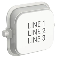 Clipsal Iconic SD-CUSTOM-TEXT-VW | Design Your Own Custom Engraved Text Dolly Rocker | Vivid White additional image