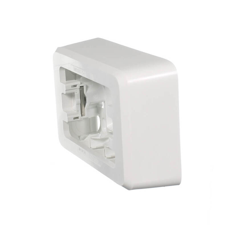 Clipsal Iconic 3000DMVW Mounting Block One Gang 40mm Deep Vivid White