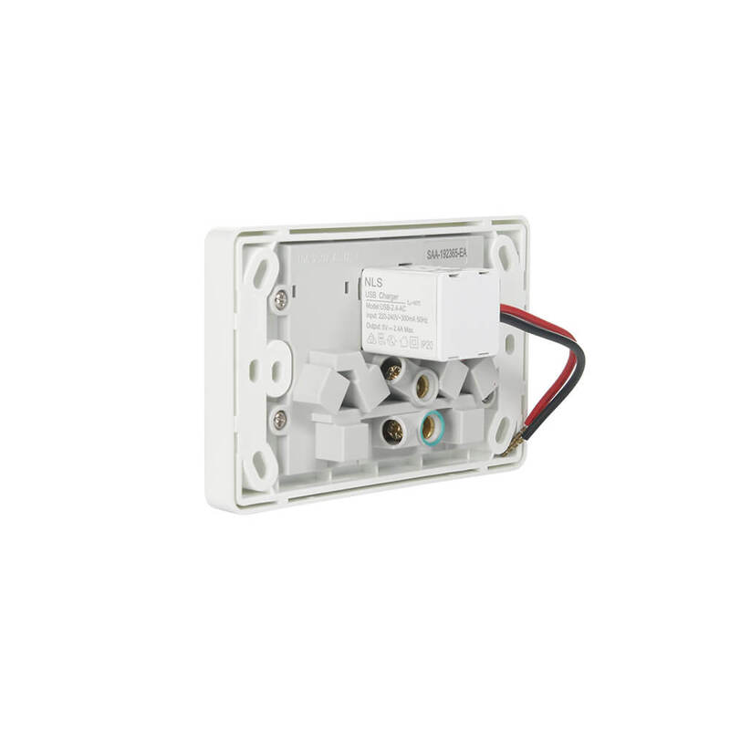 NLS 30857 | Double Power Point 10Amp with Dual 3 Amp USB-A and USB-C ...