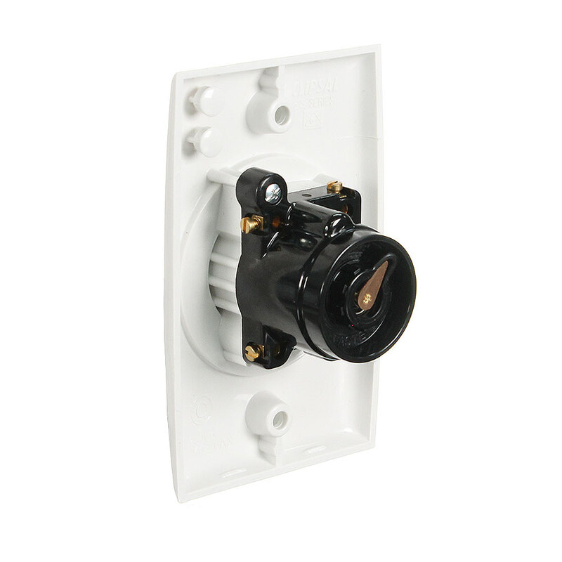 Clipsal 319HP Pneumatic Time Delay Switch W/Proof, 250V 10amp White