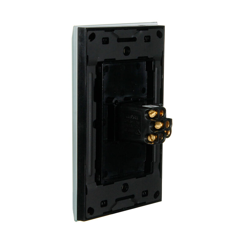 CLIPSAL SATURN 4061PBLOM 1 Gang Pushbutton LED Switch (Ocean Mist