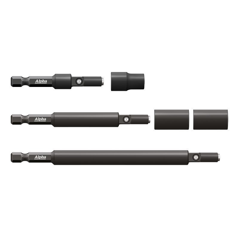 Alpha NSSMC-SET6 | Thunder MAX 6 Piece Magnetic Impact Driver Bit Set