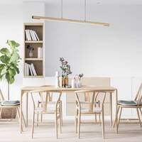 Oriel OL60640-1200 | Caber Tricolour LED Pendant 3000K/4000K/5000K | Ash Wood additional image