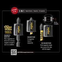 Alpha TMDSET-33 | ThunderMax Impact Driver Bit Set With Case | 33 Piece