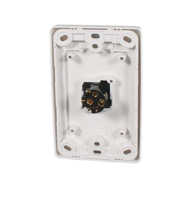 Clipsal 2031VAWE 1 Gang Switch 10Amp 250v White (2000 Series)