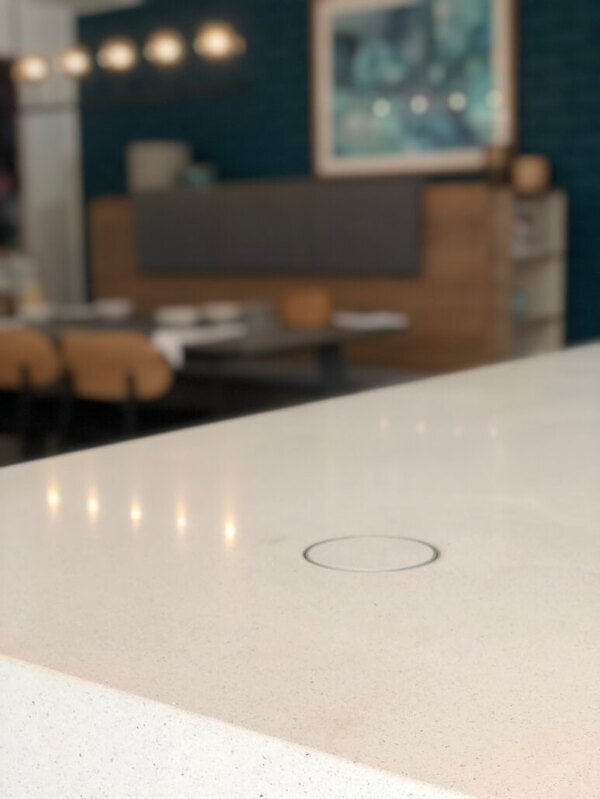 Point Pod PPC01 | Pop-Up Power Outlet 2 Power Point | Silver/White