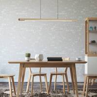 Oriel OL60640-1200 | Caber Tricolour LED Pendant 3000K/4000K/5000K | Ash Wood additional image
