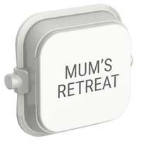Clipsal Iconic SD-CUSTOM-TEXT-VW | Design Your Own Custom Engraved Text Dolly Rocker | Vivid White additional image