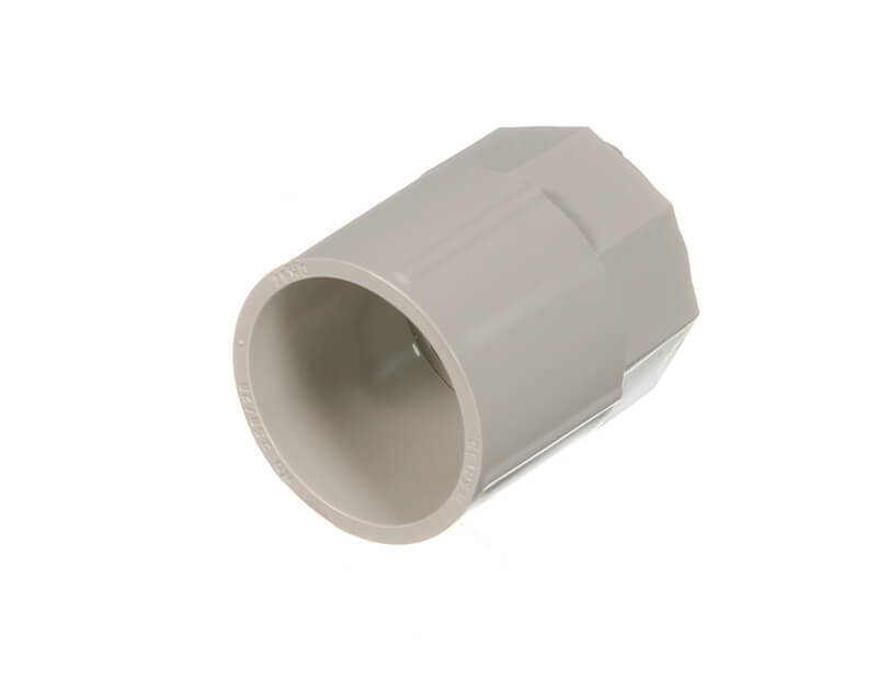 Clipsal 25mm Plain to Screw Conduit Female Coupling PVC 25825GY