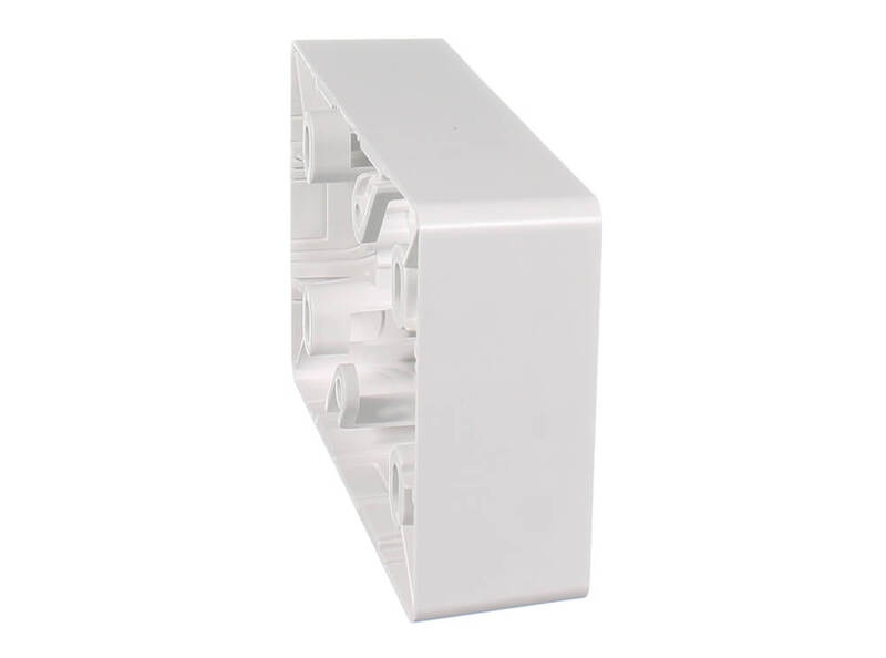 Clipsal 449ABVW Mounting Block One Gang 34mm Deep Vivid White