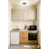 CLA VIFTU1 | Surface Mounted DC Ceiling Fan With LED Tri-CCT Light | Low Profile additional image