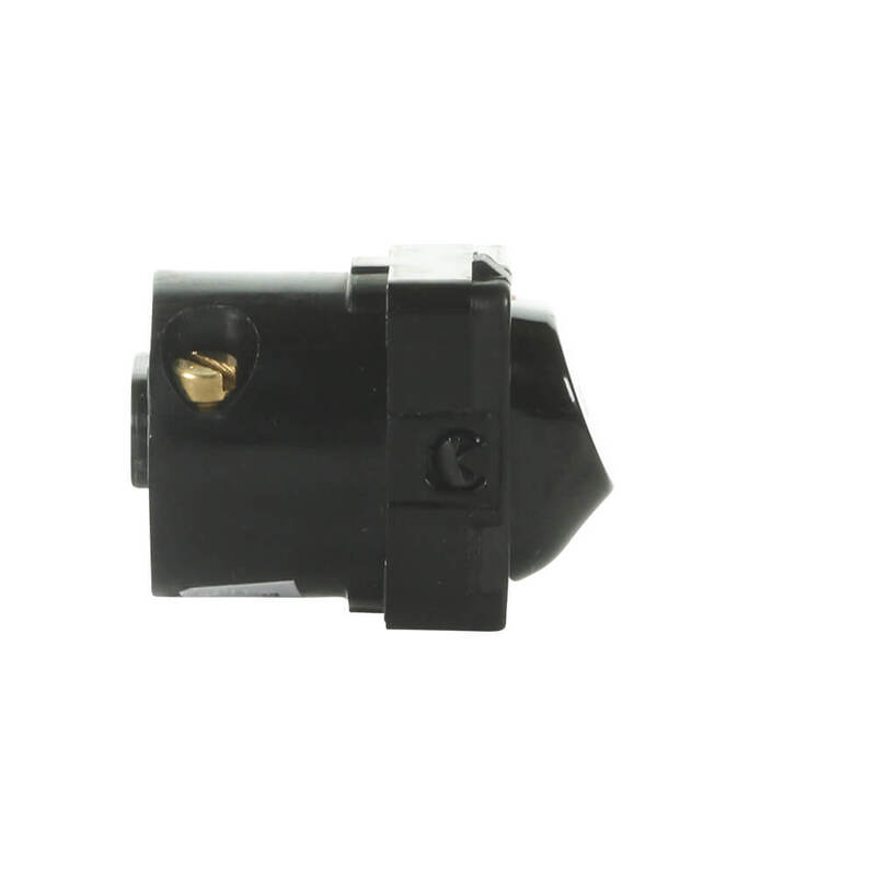 Clipsal 30LMBK | 30 Series 10A Switch Labelled LIGHT Mech | Black