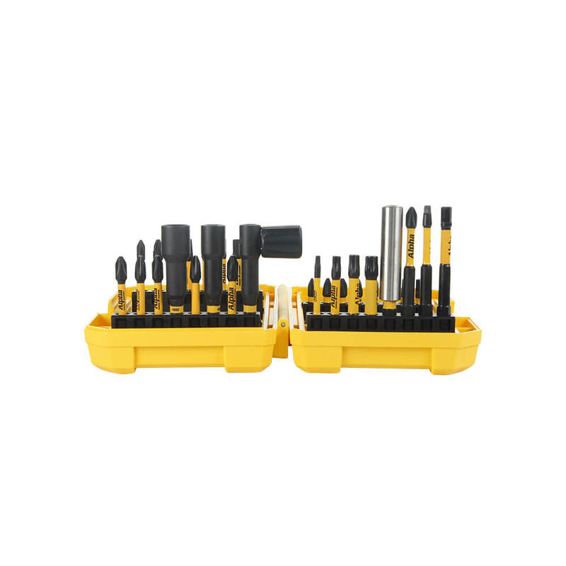 Alpha TMDSET-33 | ThunderMax Impact Driver Bit Set With Case | 33 Piece