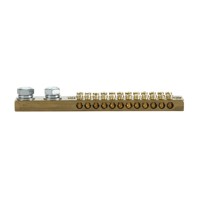 IPD NB12-K | 165A 12 Way Neutral Link Bar | 6mm Tunnels (143mm)