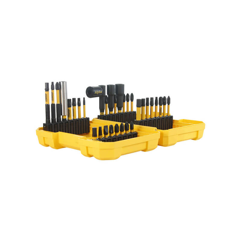 Alpha TMDSET-33 | ThunderMax Impact Driver Bit Set With Case | 33 Piece