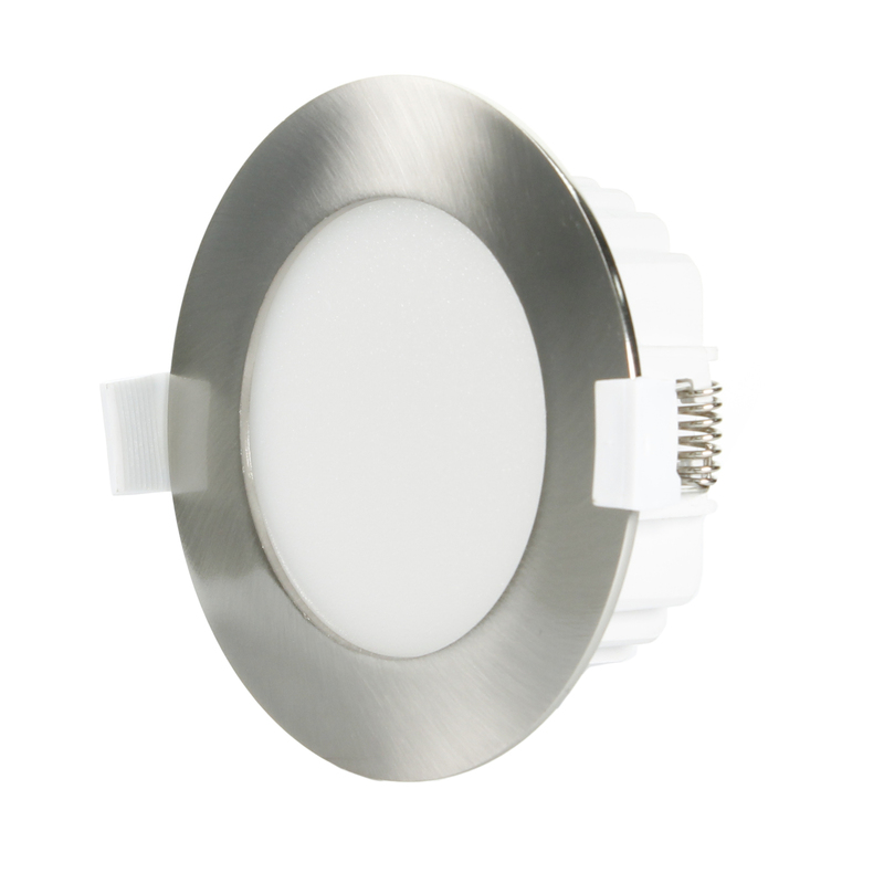 NLS 20099SIL  | 15W Tri Colour LED Dimmable Silver Downlight main image
