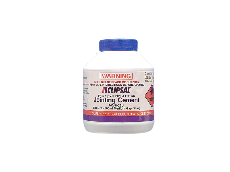 Clipsal 240/500BU | Cement jointing PVC 500ml blue main image