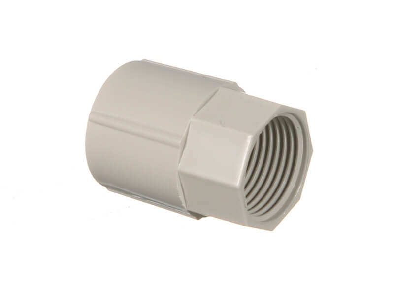 Clipsal 20mm Plain to Screw Conduit Female Coupling PVC 25820GY