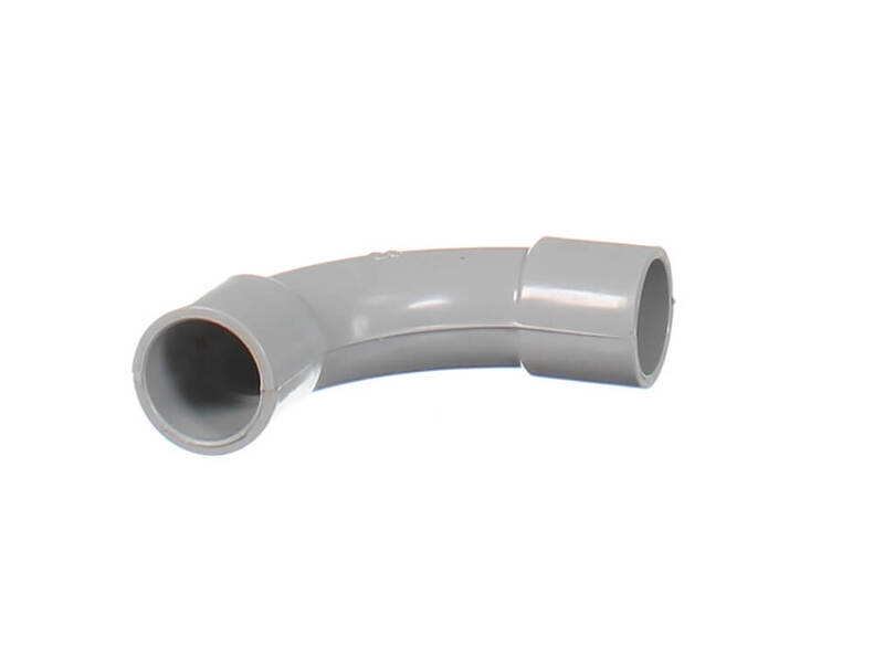 NLS 30183 20mm PVC Standard Bend 90° Grey