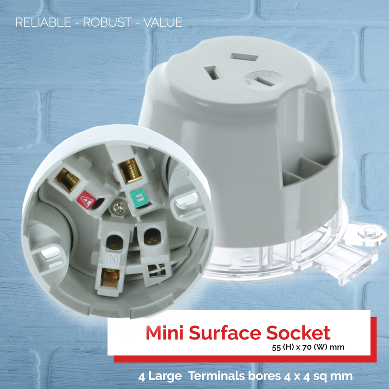 NLS 30461 | Surface Socket Outlet 10amp main image