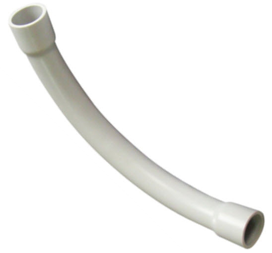 NLS 30503 Telstra & NBN 20mm PVC Long Radius 90 Degree Bend