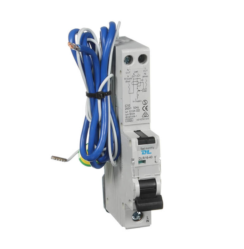 Mcb / Rcd 10 amp 6KA Single Pole 30ma With Neutral Tails NLS 30671
