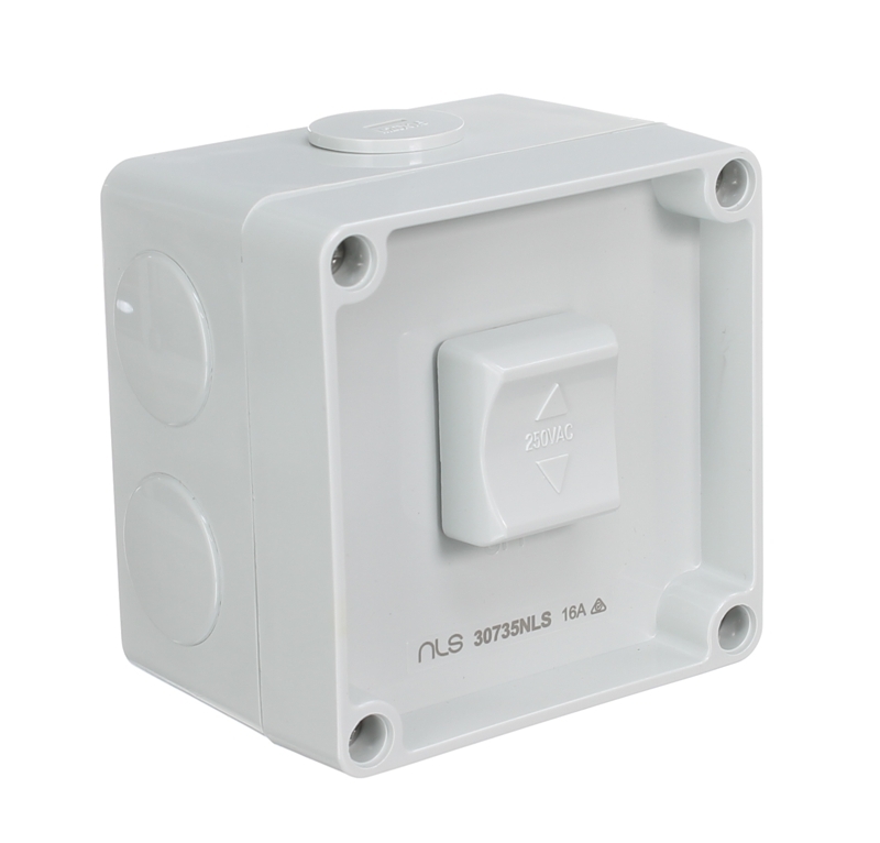 NLS 30735 | Single Weatherproof Switch 16A 250v (IP56 Rated) main image