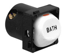 Clipsal 30BM-WE | Bath Switch Mech 10 Amp (30 Series) White  main image