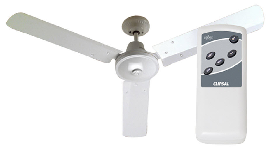 Airflow Ceiling Fan 3hs1200alrwe 3 Blade 1200mm White With Remote Control